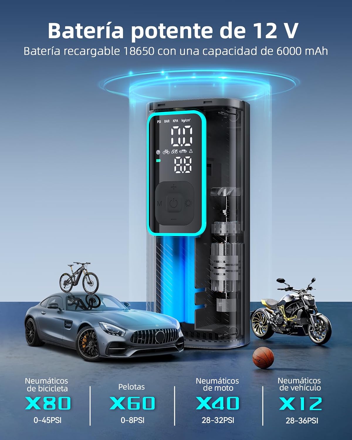 Compresor de Aire Portátil Premium™