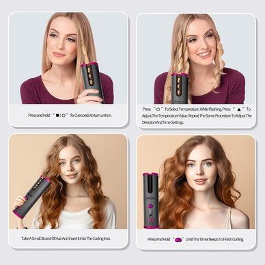 Rizos perfectos, confianza instantánea en minutos.