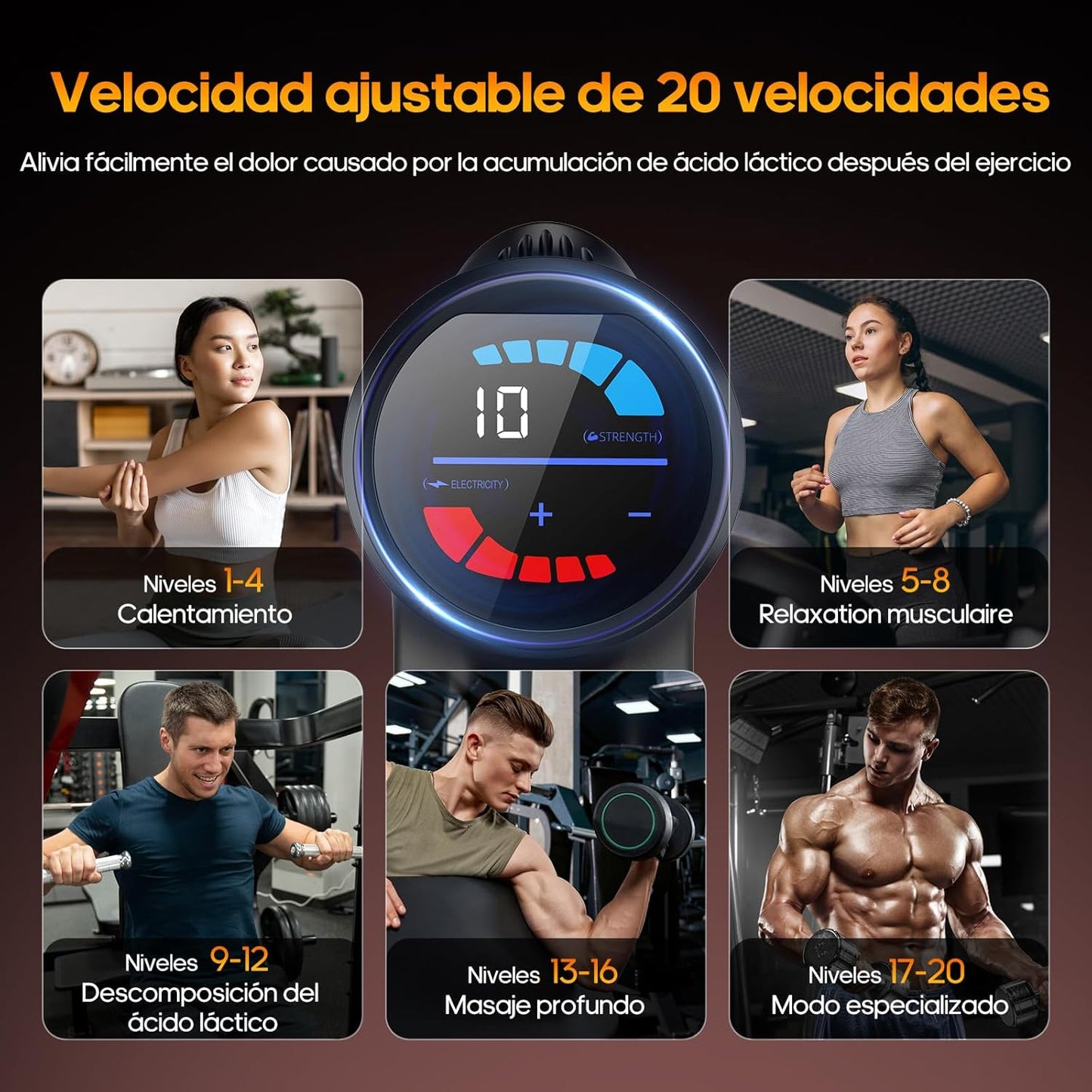 Masajeador Muscular Profundo Calor™