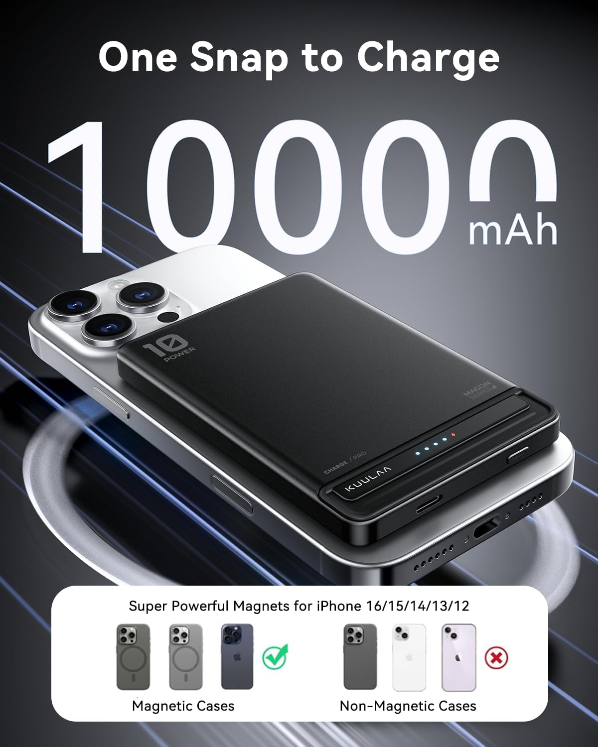 Batería Portátil Magnética Slim™