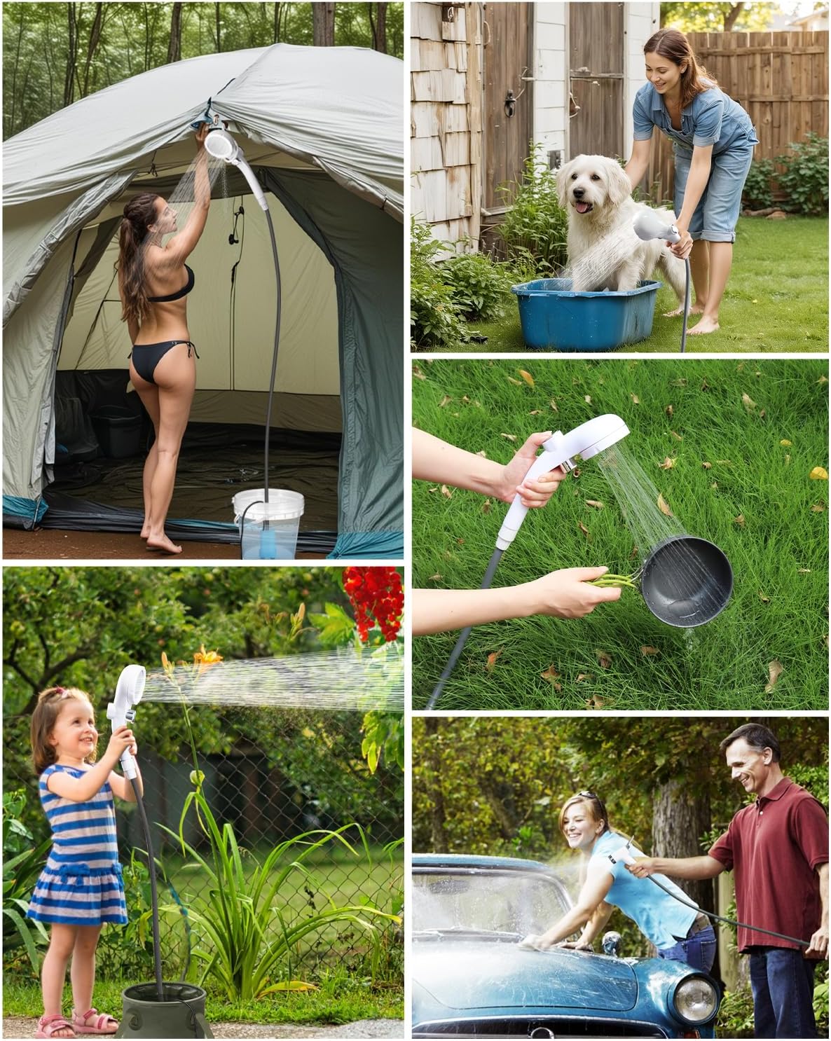 Sistema de Ducha Portátil Profesional