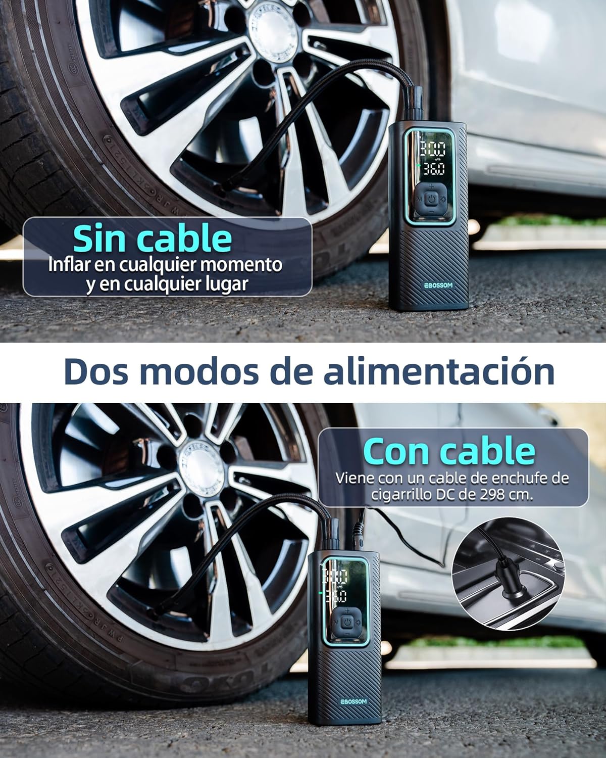 Compresor de Aire Portátil Premium™